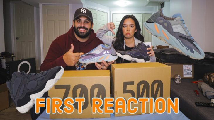 Wife’s Honest Sneaker Review – Yeezy 500 High Slate & Yeezy 700 Carbon Blue