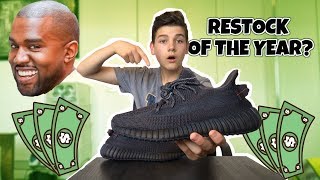 Yeezy 350 Black V2 (Unboxing) – RESTOCK OF THE YEAR?!?
