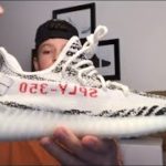 Yeezy zebra unboxing and on foot