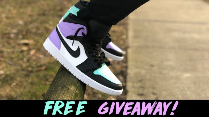 Custom Jordans 1s Yeezy x Lilac | FREE GIVEAWAY| Tutorial | DIY