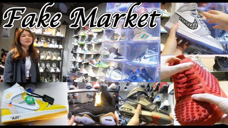 Fake market hyped releases sneakers and designer fashion. dior jordan 1, yeezy, louis vuitton, gucci