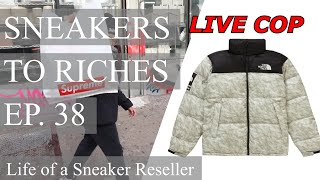 Sneakers To Riches Ep. 38 – SUPREME TNF PAPER NUPTSE NORTH FACE RESELLING VLOG – RAYGUN SB DUNK COP