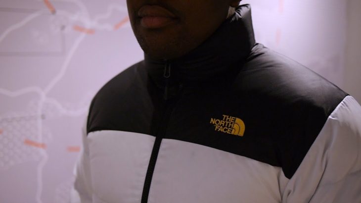 The North Face Nuptse 2 Jacket Quick Look (White/Black/Yellow)