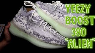 🔥UNBOXING AND REVIEW🔥Yeezy Boost  380 “Alien”