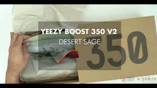 Yeezy 350 V2 “Desert Sage” First detail look and unboxing Yankeekicks / Snkrsden