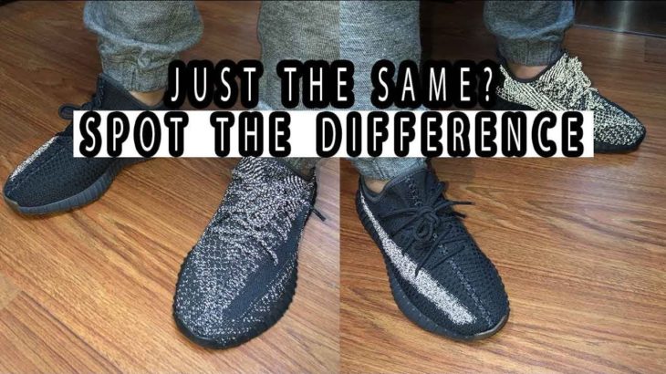 Adidas YEEZY BOOST 350 V2 CINDER REFLECTIVE VS BLACK STATIC Review and ON FEET