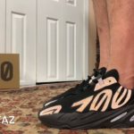 Adidas Yeezy Boost 700 MNVN Triple Black On Foot (WITH FLASH)