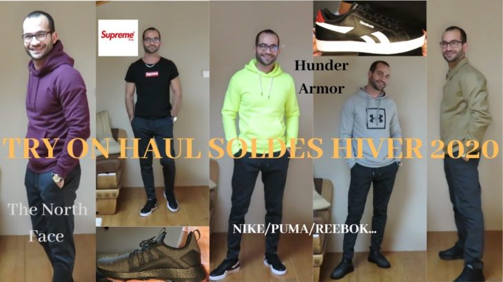 Haul soldes hiver 2020 Homme / Try on Haul ( The North Face, Nike, Supreme Grip, sneakers…)
