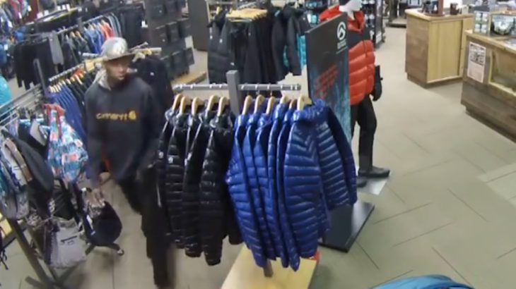 Homewood police searching for suspect in North Face jacket theft at Alabama Outdoors