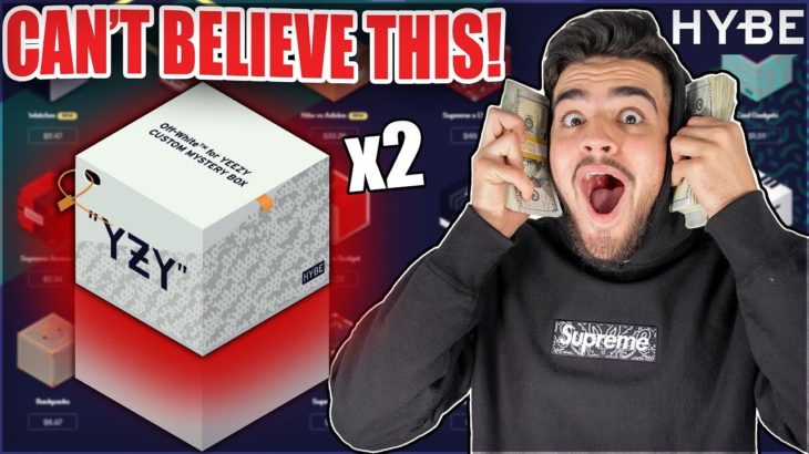 I WON 2 REDS ON HYBE!! $500 HYPEBEAST MYSTERY BOX ONLINE!! Yeezy, Supreme And Off White