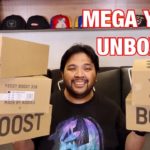 MEGA YEEZY 350 V2 UNBOXING: TAIL LIGHT, EARTH, & FLAX!