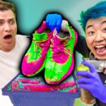 STEALING AND HYDRO DIPPING CARTER’S YEEZYS!!
