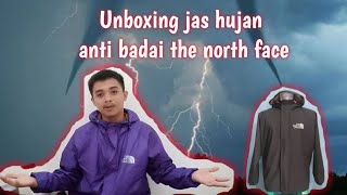 Unboxing Raincoat/jas hujan mantel the north face ANTI AIR😁
