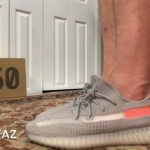 Adidas Yeezy Boost 350 V2 Tail Light On Foot