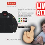 SUPREME LIVE COP ATTEMPT! THE NORTH FACE RTG SUPREME COLLAB SS20 WEEK 3