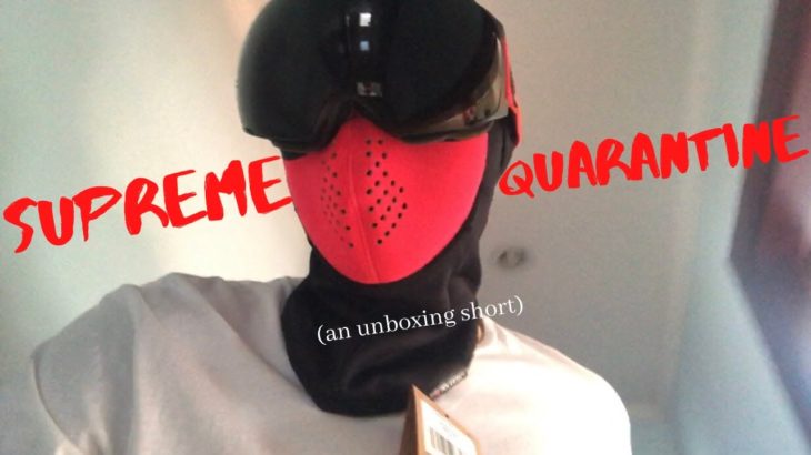 Supreme TNF Face Mask (an Unboxing Short)