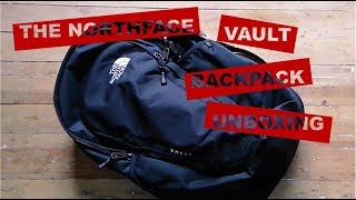 The Northface Vault Backpack Unboxing