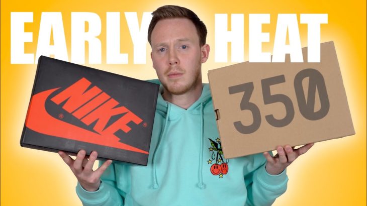 UNBOXING Early YEEZY 350s and Air Jordan 1s!