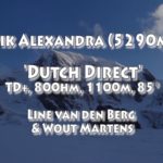 Dutch Direct, first ascent of the north face of Pik Alexandra (5290m) in Kyrgyzstan
