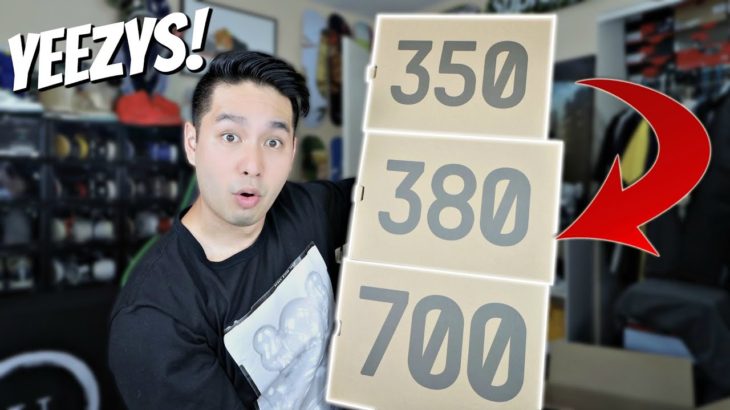 I BOUGHT ALL THE NEWEST YEEZYS (SNEAKER HAUL!)
