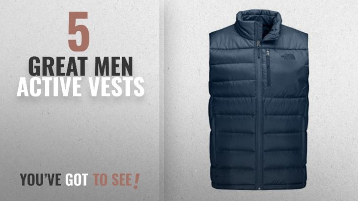 Top 10 Mens Active Vests [ Winter 2018 ]: The North Face Men’s Aconcagua Vest – Shady Blue – XL