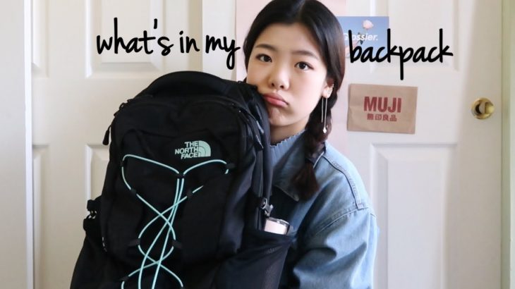 what’s in my north face borealis backpack + school supplies
