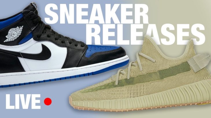 Air Jordan 1 Royal Toe & Adidas YEEZY Sulfur Sneaker Releases LIVE