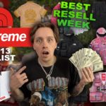 Best RESELL For SUPREME x THE NORTH FACE Collaboration + Full Week 13 Droplist Leaks