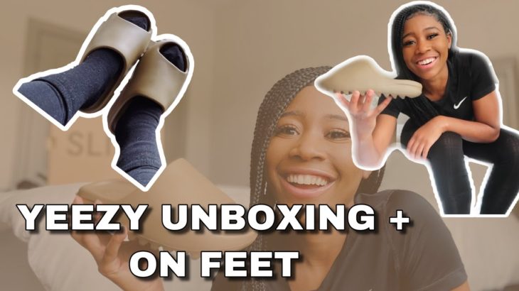 Earth Brown Yeezy Slides – Unboxing, Review, & On Feet | Ciera B.