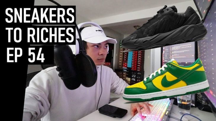 Ep 54 – Black Yeezy 700 MNVN LIVE COP! Reselling & Botting VLOG Sneakers To Riches