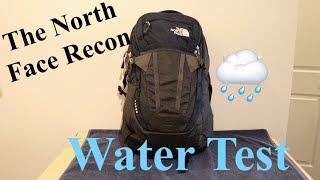 Is the Recon Water Resistant? | North Face Recon Water Test