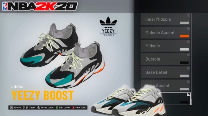 *NEW* HOW TO MAKE YEEZY 700 WAVE RUNNER IN NBA2K20!! HOW TO BE A HYPEBEAST IN 2K20!!