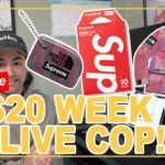 SUPREME SS20 WEEK 13 LIVE COP! | THE NORTH FACE WEEK!