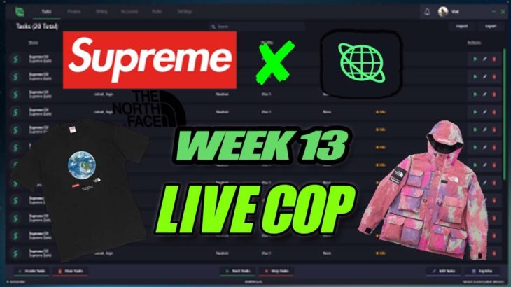 SUPREME WEEK 13 LIVE COP – CYBERSOLE (The North Face Collab) 7+ Checkouts