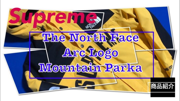 【 Supreme 】19ss THE NORTH FACE Arc Logo Mountain Parka Yellow 商品紹介動画（4K対応）