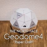 THE NORTH FACE Geodome4“Paper Craft” ペーパークラフト 作成動画