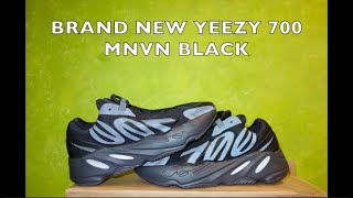 UNBOXING NEW YEEZY 700 MNVN BLACK [ COMPERATIVE YEEZY V3 AND ON FEET REVIEW ]