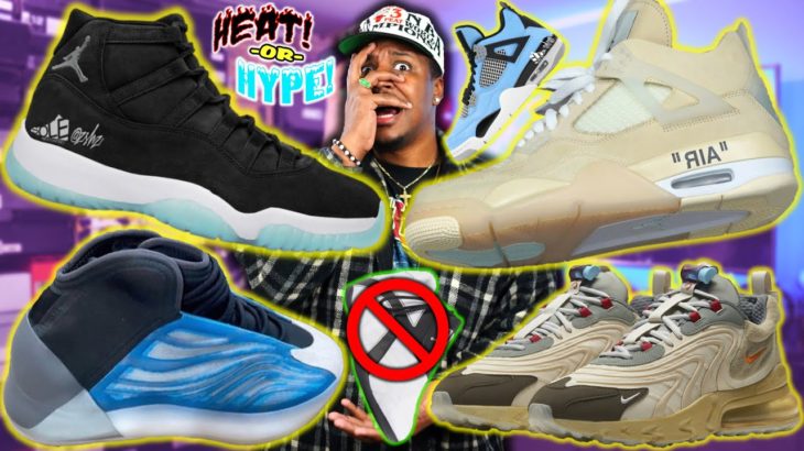 WTF ARE THESE! Fire Upcoming 2020 Sneaker Releases! OFF-WHITE JORDAN 4, TRAVIS SCOTT 270, YEEZY QNTM