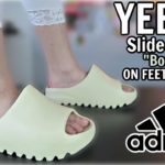 YEEZY Slide Kids “Bone” ON FEET REVIEW