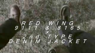 【親子で散歩】 レッドウィング 9111 & 8165 と セカンド デニムジャケット Gジャン RED WING and 2nd Denim jacket