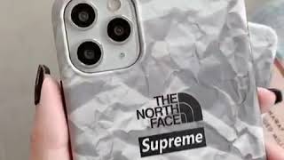 Supreme The North Face iphone 11 pro/12ケースノースフェイス男女兼用
