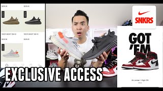 EXCLUSIVE ACCESS !!! LIMITED YEEZY 350 V2 & NIKE SNKR APP CHICAGO SNAKESKIN ACCESS