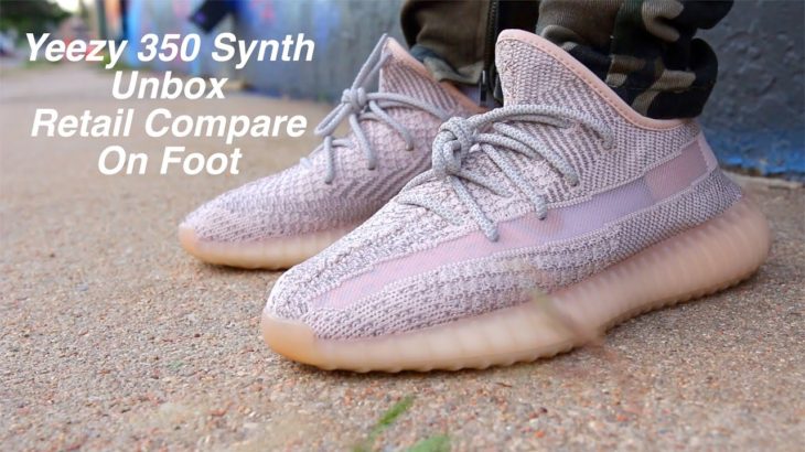 (Gifted) Yeezy 350 Synth Unbox Retail Comparison On Foot