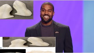 كانييه ويست يكشف عن حذاء  Kanye West unveils the new YEEZY shoe and the crowd likens it to pasta