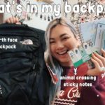 WHAT’S IN MY NORTH FACE BACKPACK/SCHOOL SUPPLIES HAUL 2020 + animal crossing surprise! | Christine N