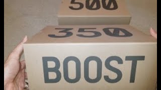 [ASMR] Unbox & Legit Check Yeezy 350 V2 Beluga & 500 Blush Dead Stock Shoes!