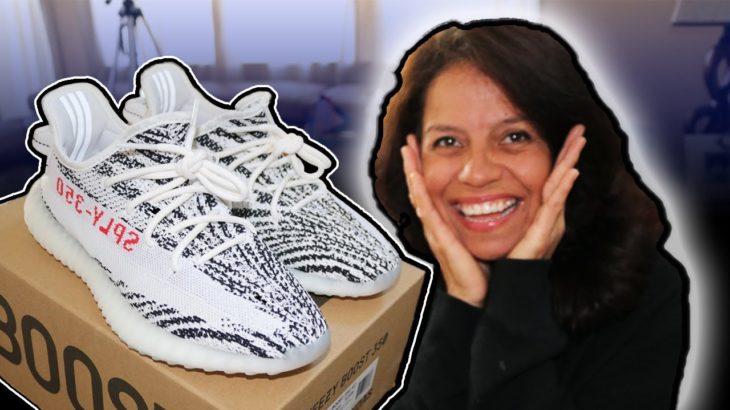 Giving my MOM YEEZYS for Mother’s Day!