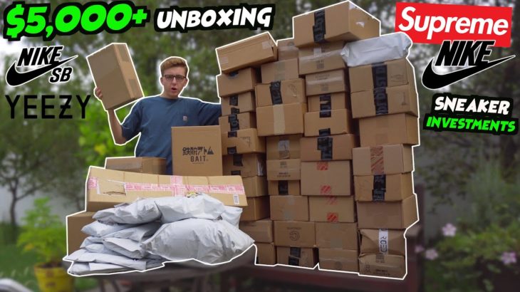 MY BIGGEST SNEAKER UNBOXING! Over $5,000 of Nike, Jordan, Yeezy and More | Sneaker Investments