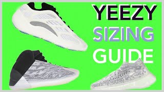 THE ULTIMATE YEEZY SIZING GUIDE!! (EVERY MODEL INCLUDED)