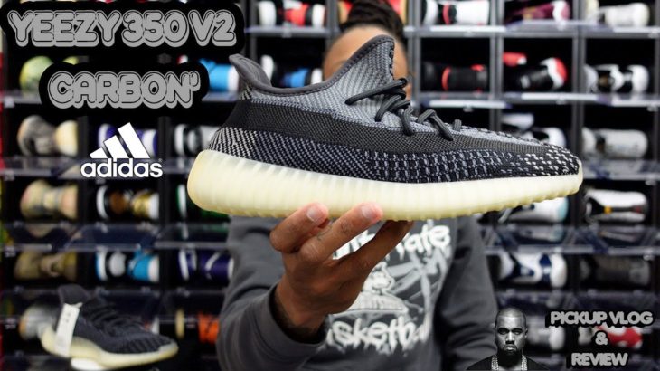 ADIDAS YEEZY 350 “CARBON” PICKUP VLOG & REVIEW… Is this the 350 of the Year 👀